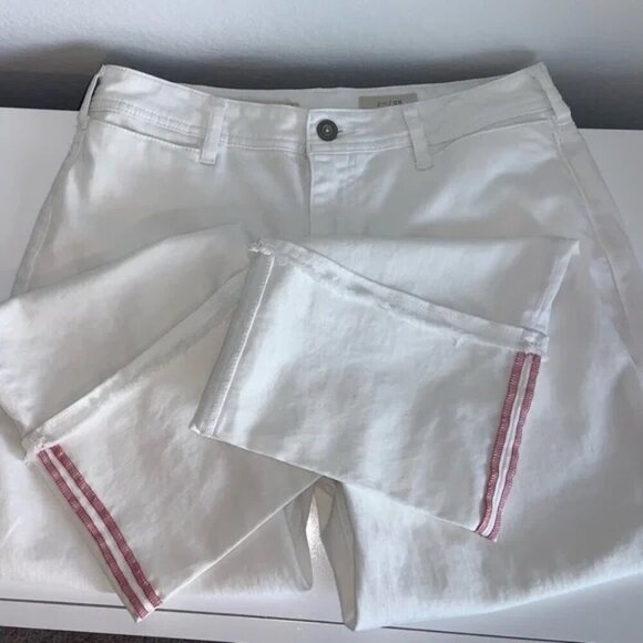 Pilco & Letterpress Anthropologie Wide Leg Crop Jean Women’s Waist 29 - Picture 4 of 10